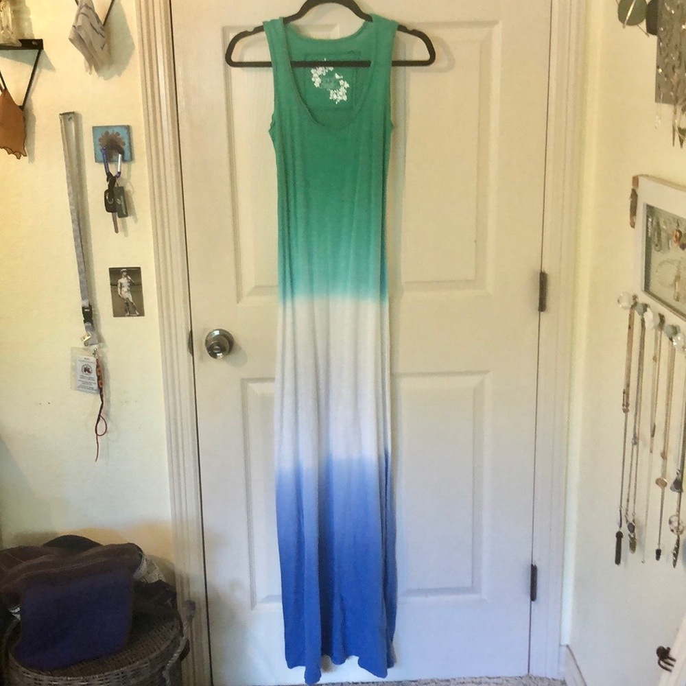 Tie-Dye Ombré Maxi Dress
